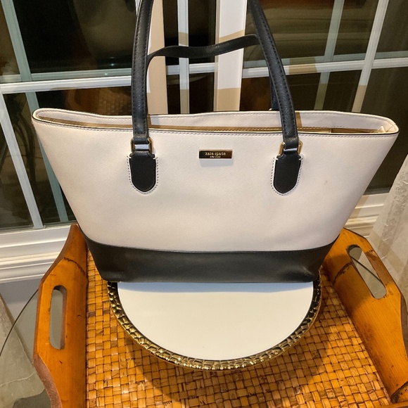 Kate Spade Large Top Zipper Color Block Tote - Picture 1 of 12